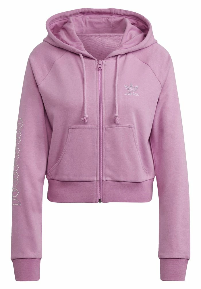Adidas Originals Zip-up Sweatshirt - Pink 8 Adidas Originals Zip-up Sweatshirt - Pink - Image 8