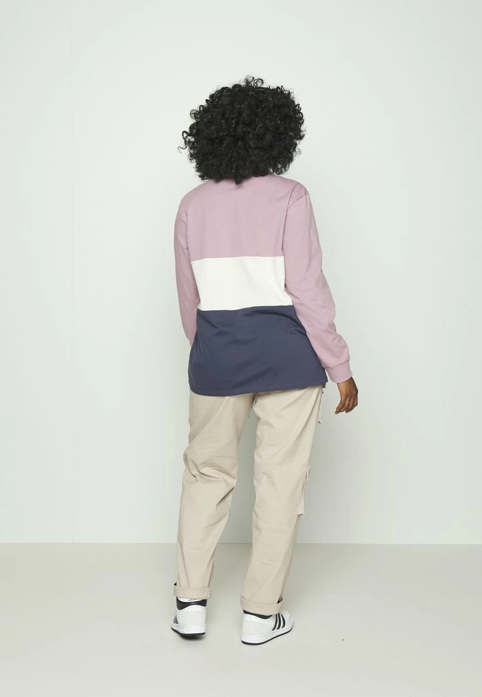 Adidas Originals LONG SLEEVE - Polo Shirt - Magic Mauve/shadow Navy 3 Adidas Originals LONG SLEEVE - Polo Shirt - Magic Mauve/shadow Navy - Image 3