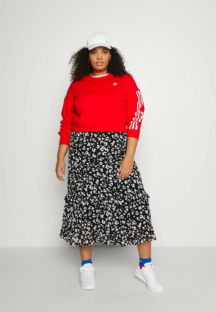 Adidas Originals ADICOLOR CLASSICS - Sweatshirt - Vivid Red 2 Adidas Originals ADICOLOR CLASSICS - Sweatshirt - Vivid Red - Image 2