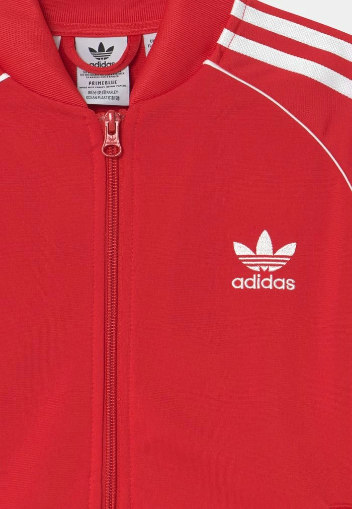 Adidas Originals Training Jacket - Vivid Red/white 3 Adidas Originals Training Jacket - Vivid Red/white - Image 3
