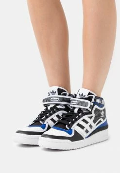 Adidas Originals FORUM MID - High-top Trainers - Bold Blue/footwear White/core Black -Adidas Originals Shop 313da07a4fb04ae99533eb714913b32b