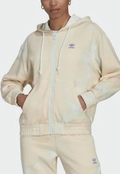 Adidas Originals ALLOVER PRINTED FULL ZIP - Hoodie - Blue -Adidas Originals Shop 31527785bf8a4e589c57c1b254119530