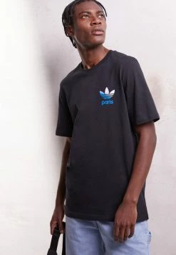 Adidas Originals CITY TREF PARIS - Print T-shirt - Black