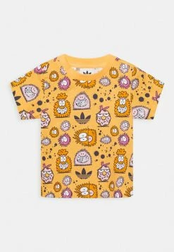Adidas Originals TEE UNISEX - Print T-shirt - Hazy Orange/multicolor