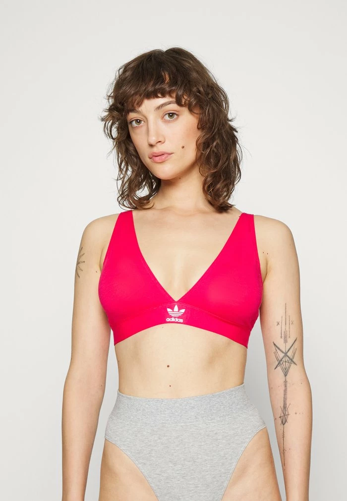 Adidas Originals Triangle Bra - Bold Pink 1 Adidas Originals Triangle Bra - Bold Pink