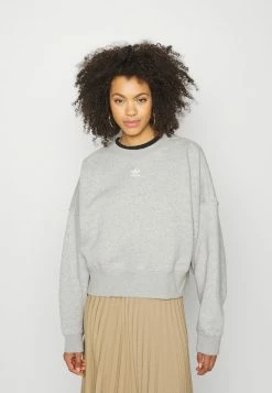 Adidas Originals ADICOLOR ESSENTIALS FLEECE - Sweatshirt - Medium Grey Heather