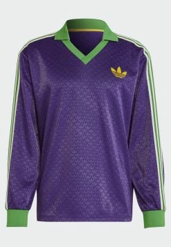 Adidas Originals Long Sleeved Top - Rich Purple -Adidas Originals Shop 35814a4e5ea34669a2a417947a5ff344