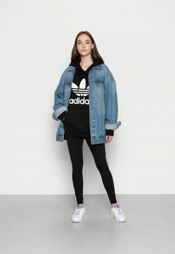 Adidas Originals HOODIE - Hoodie - Black/white -Adidas Originals Shop 3674378ba42041d58afb567a9174eb4b