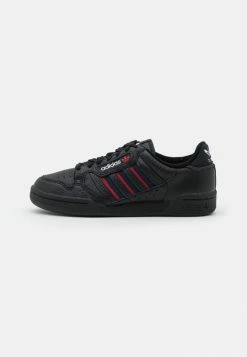 Adidas Originals CONTINENTAL 80 STRIPES UNISEX - Trainers - Core Black/collegiate Navy/vivd Red