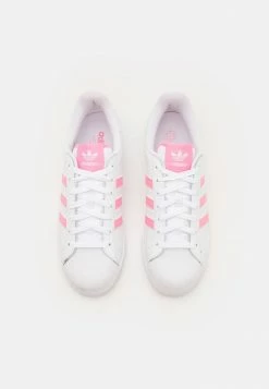 Adidas Originals SUPERSTAR UNISEX - Trainers - Footwear White/bliss Pink/bliss Orange -Adidas Originals Shop 36f21d0bc9604554ae3c759dbac97491