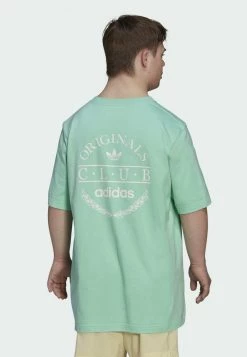 Adidas Originals CLUB LOGO TEE - Print T-shirt - Green