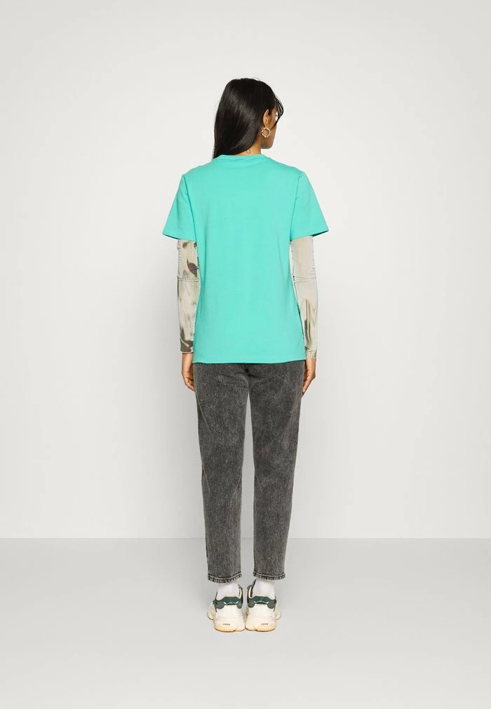 Adidas Originals TREFOIL TEE - Print T-shirt - Semi Mint Rush 6 Adidas Originals TREFOIL TEE - Print T-shirt - Semi Mint Rush - Image 6