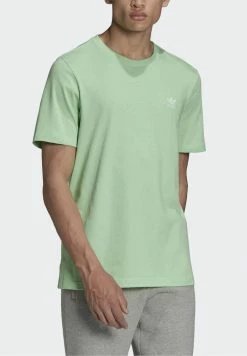Adidas Originals ESSENTIAL TEE - Basic T-shirt - Green -Adidas Originals Shop 38f5f42df0b747bb99632b54a77ff778