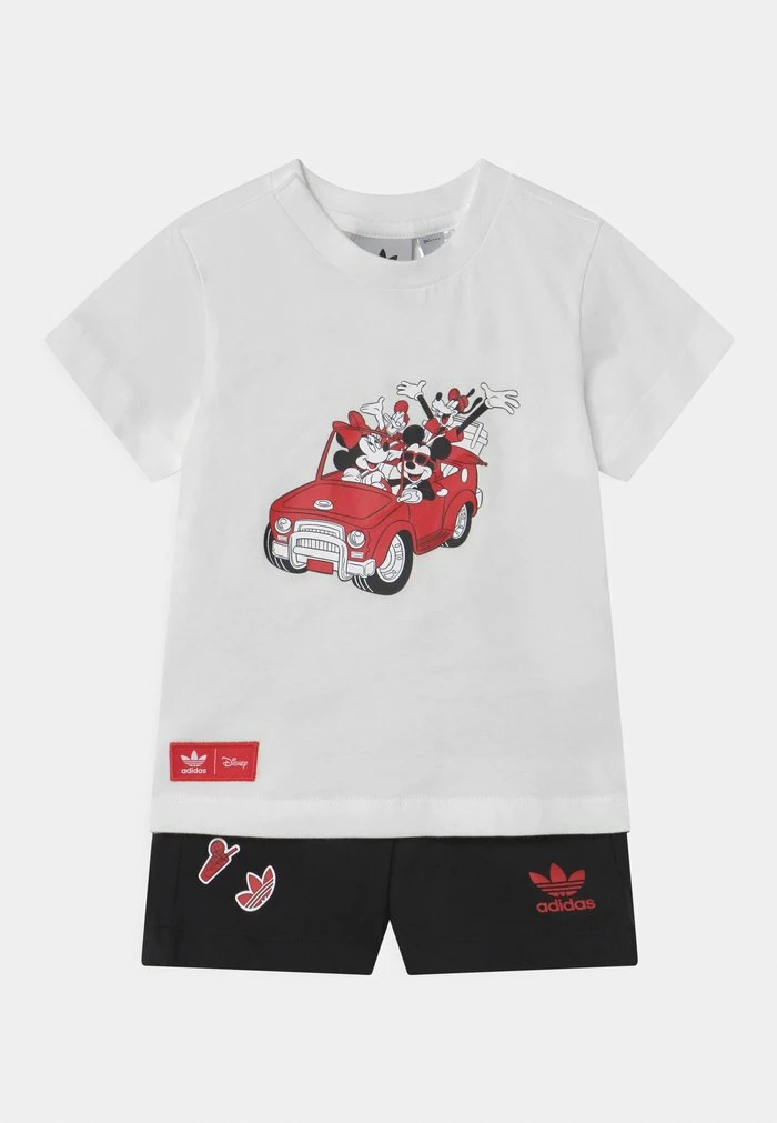 Adidas Originals MICKEY MOUSE SET UNISEX - Shorts - White/black 1 Adidas Originals MICKEY MOUSE SET UNISEX - Shorts - White/black