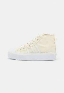 Adidas Originals NIZZA PLATFORM MID - High-top Trainers - Cream White/footwear White 7 Adidas Originals NIZZA PLATFORM MID - High-top Trainers - Cream White/footwear White -Adidas Originals Shop 39cd4019edb546e9b8bb6a8b4093f23c