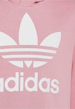 Adidas Originals TREFOIL HOODIE UNISEX - Hoodie - Bliss Pink -Adidas Originals Shop 3a84807f76dd40ec94f749c4814695b5