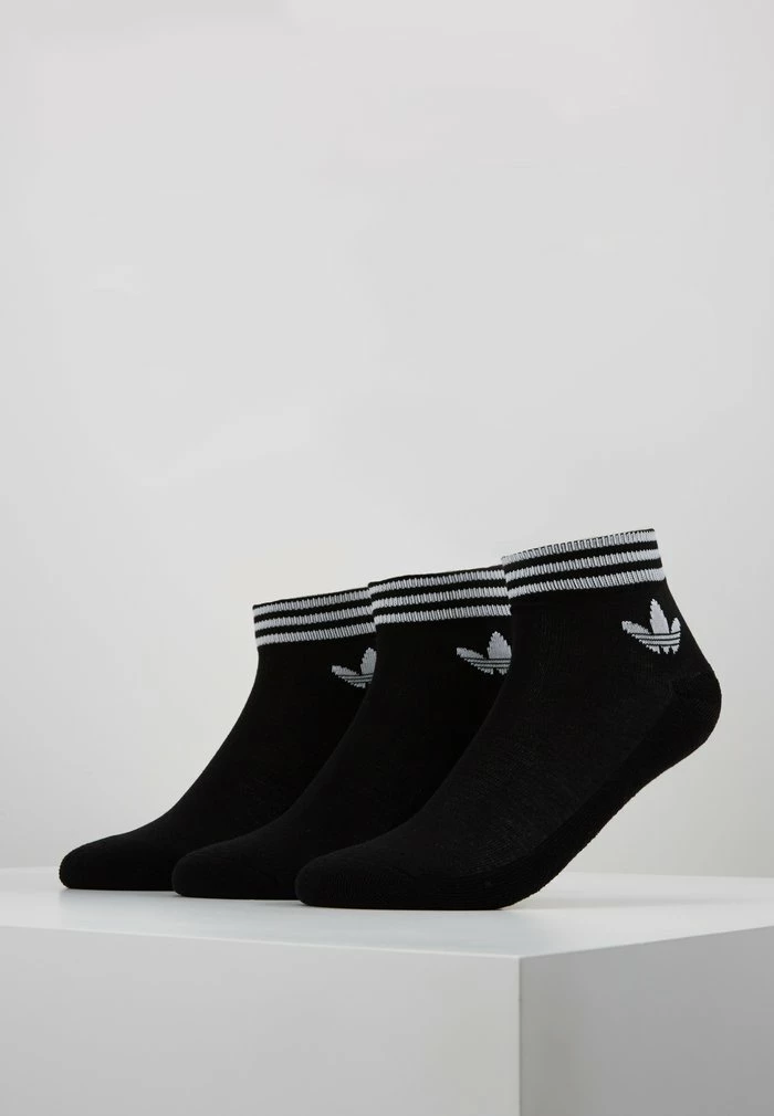 Adidas Originals 3 PACK UNISEX - Socks - Black/white 1 Adidas Originals 3 PACK UNISEX - Socks - Black/white