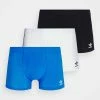 Adidas Originals TRUNK 3 PACK - Pants - White/bluebird