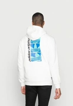 Adidas Originals YUNG HOODIE UNISEX - Hoodie - Core White -Adidas Originals Shop 3b63dc059e5445fe9959fdacb4a34406