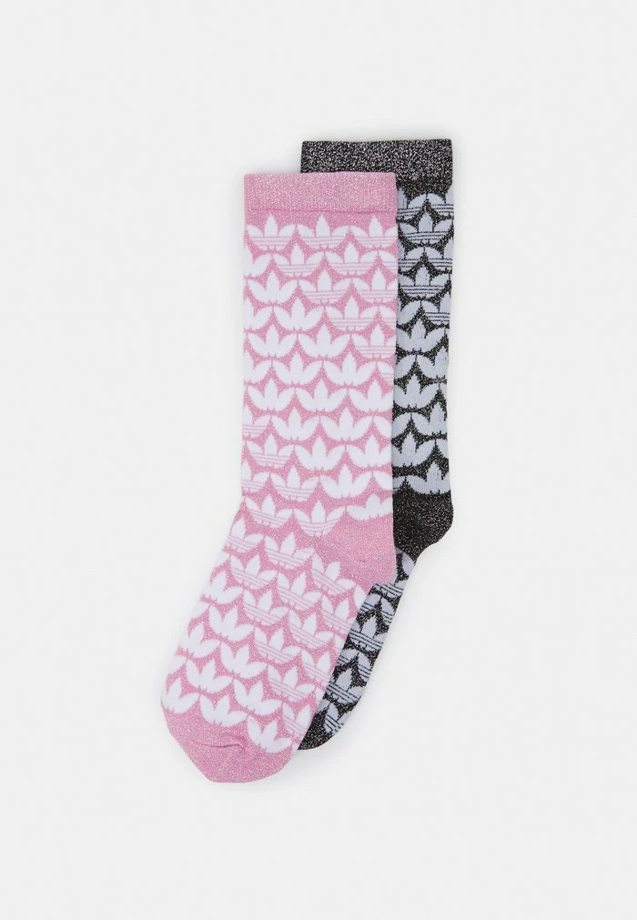 Adidas Originals MON FULL UNISEX - Socks - Bliss Pink/black 1 Adidas Originals MON FULL UNISEX - Socks - Bliss Pink/black