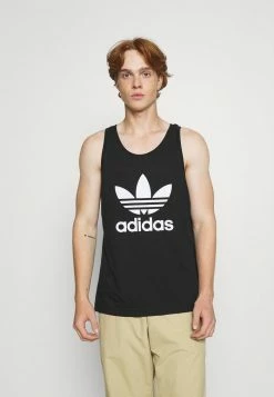 Adidas Originals TREFOIL - Top - Black/white