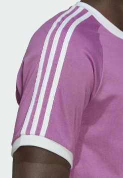 Adidas Originals STRIPES TEE UNISEX - Print T-shirt - Purple -Adidas Originals Shop 3d93ccc0605e442d8f0dddeaae6b4790