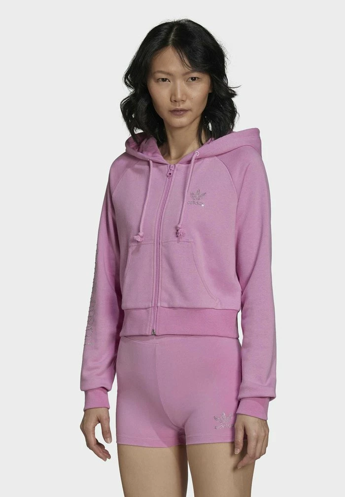 Adidas Originals Zip-up Sweatshirt - Pink 1 Adidas Originals Zip-up Sweatshirt - Pink