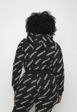 Adidas Originals CROPPED MONO - Zip-up Sweatshirt - Black -Adidas Originals Shop 3ec7412081c2434c81f3cffc03010bd5