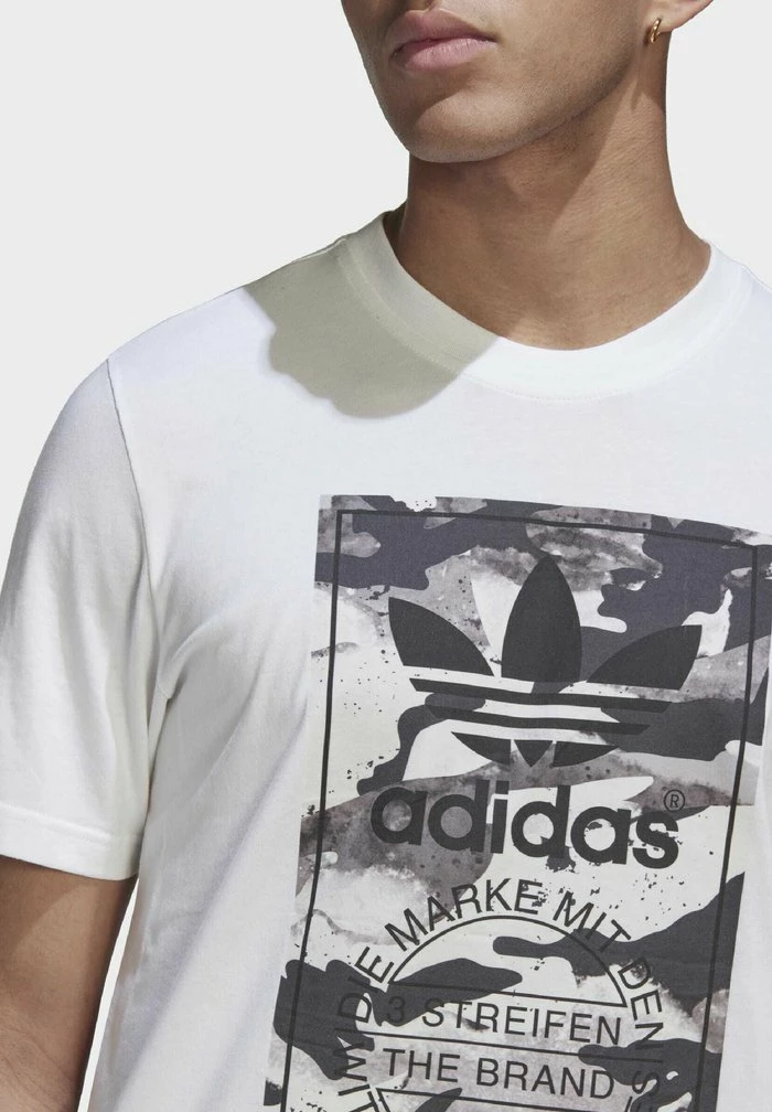 Adidas Originals GRAPHIC CAMOUFLAGE - Print T-shirt - White 5 Adidas Originals GRAPHIC CAMOUFLAGE - Print T-shirt - White - Image 5