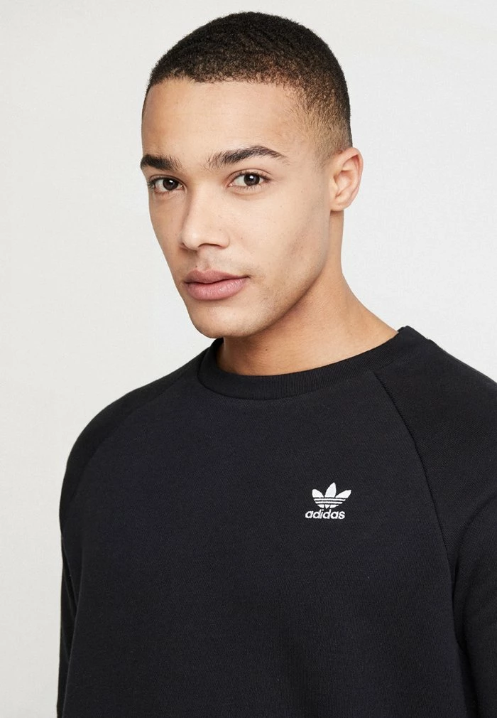 Adidas Originals ESSENTIAL CREW - Sweatshirt - Black 5 Adidas Originals ESSENTIAL CREW - Sweatshirt - Black - Image 5