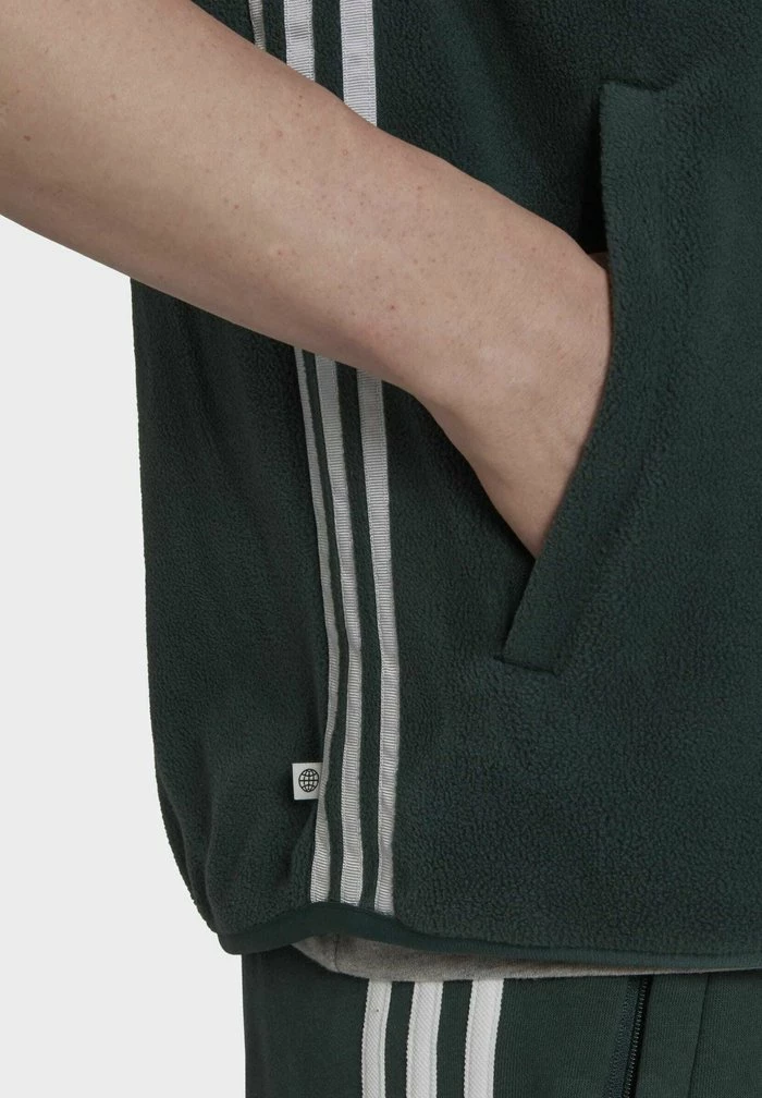 Adidas Originals 3-STRI FL - Waistcoat - Green 4 Adidas Originals 3-STRI FL - Waistcoat - Green - Image 4