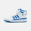 Adidas Originals FORUM MID UNISEX - Trainers - Footwear White/blue