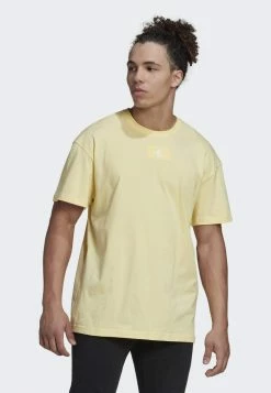 Adidas Originals Print T-shirt - Yellow