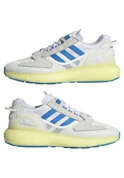 Adidas Originals ZX 5K BOOST UNISEX - Trainers - Ftwr White Blue Rush Off White -Adidas Originals Shop 406bfc18fe4f4efd9baf29dd4070bb24