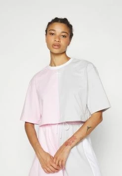 Adidas Originals CROPPED TEE - Print T-shirt - Clear Pink -Adidas Originals Shop 40856145044a455484b1559eff217815