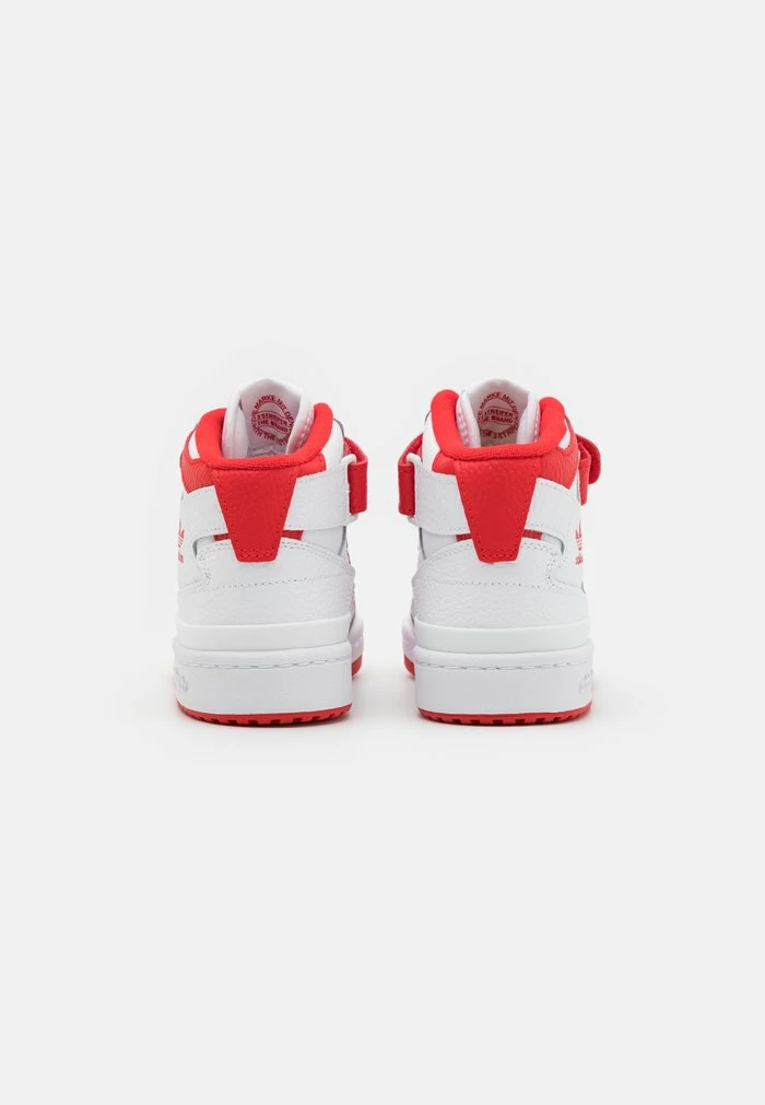 Adidas Originals FORUM MID UNISEX - High-top Trainers - Footwear White/vivid Red 6 Adidas Originals FORUM MID UNISEX - High-top Trainers - Footwear White/vivid Red - Image 6