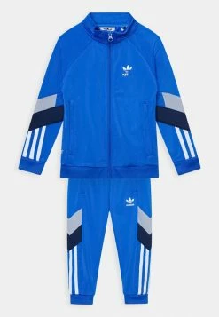 Adidas Originals TRACKSUIT UNISEX SET - Tracksuit - Blue/night Indigo/halo Silver