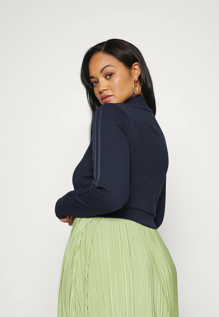 Adidas Originals CROPPED - Long Sleeved Top - Legend Ink 3 Adidas Originals CROPPED - Long Sleeved Top - Legend Ink - Image 3