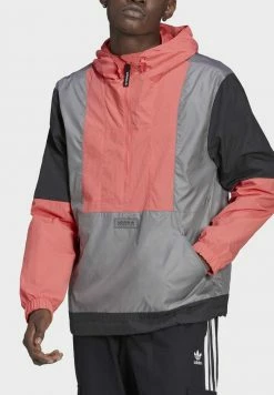 Adidas Originals ADVENTURE BLOCKED - Windbreaker - Grey -Adidas Originals Shop 4236a01cdfa54b7fad8aecc5f62fe3b1