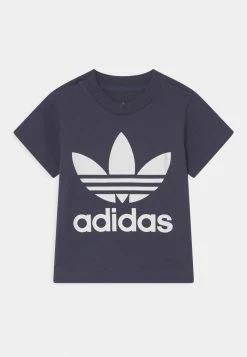 Adidas Originals TREFOIL TEE UNISEX - Print T-shirt - Shadow Navy/white