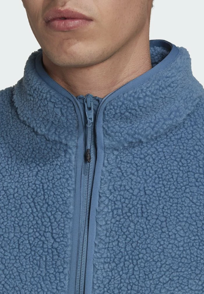 Adidas Originals SHERPA JKT - Fleece Jacket - Altered Blue 3 Adidas Originals SHERPA JKT - Fleece Jacket - Altered Blue - Image 3