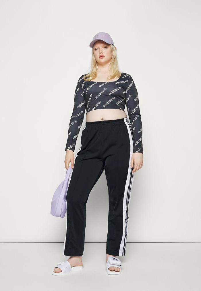 Adidas Originals ADIBREAK ADICOLOR CLASSICS PRIMEGREEN SLIM PANTS - Tracksuit Bottoms - Black 6 Adidas Originals ADIBREAK ADICOLOR CLASSICS PRIMEGREEN SLIM PANTS - Tracksuit Bottoms - Black - Image 6