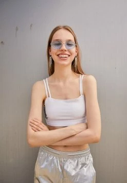 Adidas Originals BRA ORIGINALS ADICOLOR PRIMEGREEN TOP FITTED - Top - White -Adidas Originals Shop 42e784e131be46628da639dc821b6711