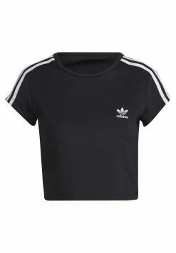 Adidas Originals CROPPED TEE - Print T-shirt - Black -Adidas Originals Shop 433ec2c888694749aaeda05e8ea19763
