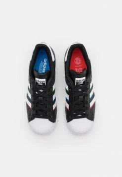Adidas Originals SUPERSTAR J UNISEX - Trainers - Core Black/footwear White/vivid Red -Adidas Originals Shop 43d712481cd3489aa15d224d53db2515