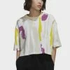 Adidas Originals THEBE MAGUGU CROPPED TEE - Print T-shirt - Multicolour
