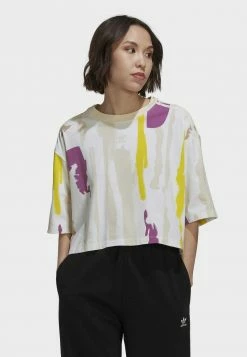 Adidas Originals THEBE MAGUGU CROPPED TEE - Print T-shirt - Multicolour