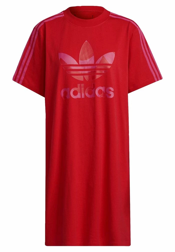 Adidas Originals X MARIMEKKO - Shirt Dress - Vivid Red 7 Adidas Originals X MARIMEKKO - Shirt Dress - Vivid Red - Image 7