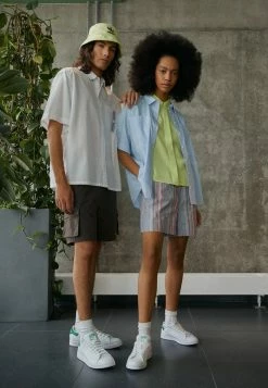 Adidas Originals STAN SMITH UNISEX - Trainers - Footwear White/green