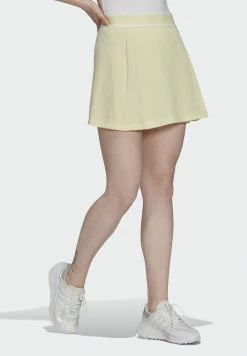 Adidas Originals TENNIS LUXE SKIRT ORIGINALS - Mini Skirt - Haze Yellow -Adidas Originals Shop 4599022b53744376bb63bb4c4f16bb9e